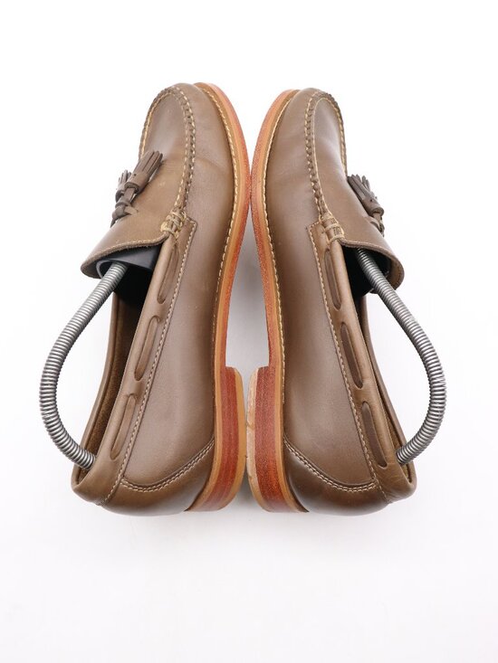 GH Bass Weejuns Tassel Loafers Men\'s Size 9 D Brown Leather Slip On Shoes main image 9